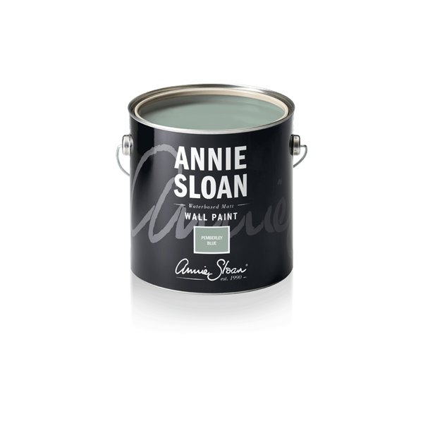 Wall Paint Peinture murale Annie Sloan Pemberley Blue Bleu Vert 2,5L