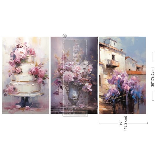 Papier de soie décoratif Redesign Lilac Lush Celebration 48x76cm