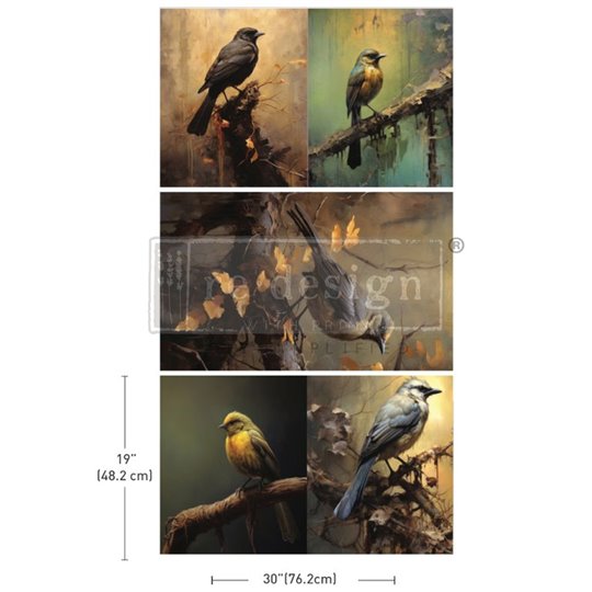 Papier de soie décoratif Redesign Avian Dreamscape 48x76cm