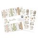 Papier scrapbooking assortiment Love and Lace recto verso 30x30 12fe