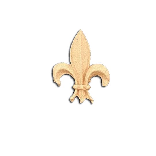 Moulure décorative Fleur de Lys petit 1,7x2cm