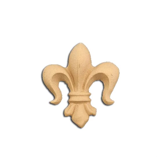 Moulure décorative Fleur de Lys grand 6x5cm