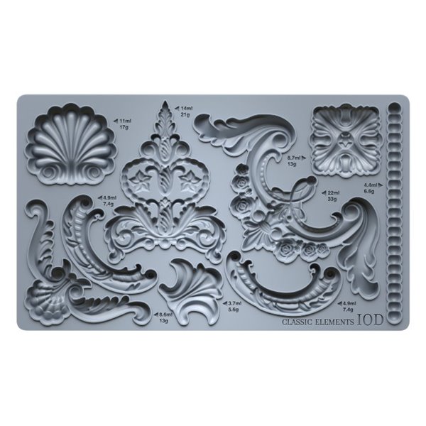 Moule silicone IOD Classic Elements