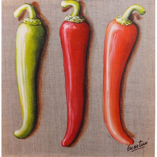 Carte d'art Catherine Martini piment Carte d'art Catherine Martini piment