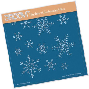 Groovi gabarit parchemin Petites étoiles de Noël 15x21cm