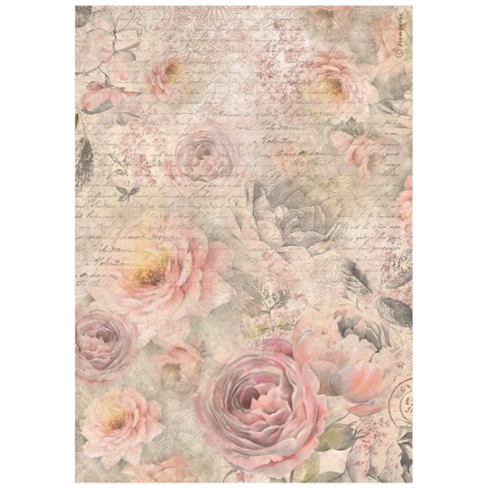 Papier de riz Stamperia Shabby Rose A4