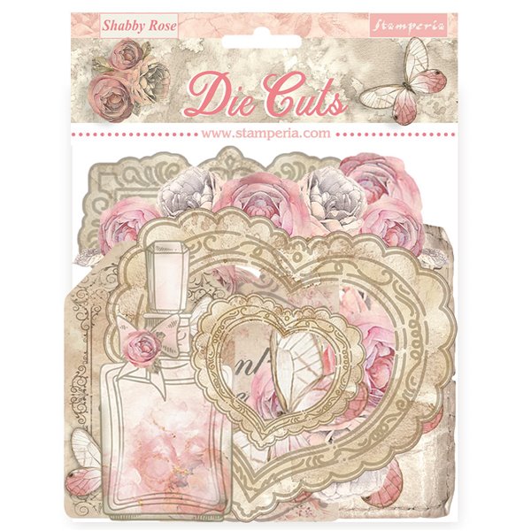 Die Cuts assortiment Shabby Rose Stamperia