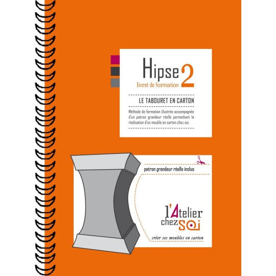 Tuto meubles en carton livre tabouret hipse Tuto meubles en carton livre tabouret hipse