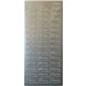 Sticker peel off adhésif flowers Menu Arabesque argent