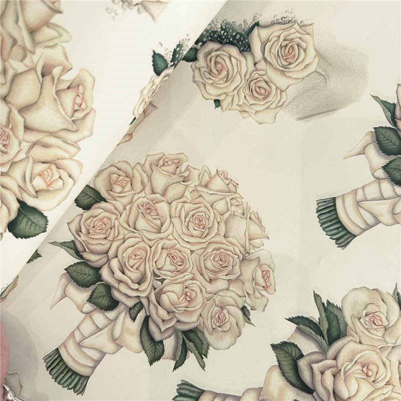 Papel Decorativo Tassotti Con Estampado Liberty De Flores Azules - 85 Gr/m², 50x70 Cm, Ideal Para Manualidades