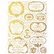 Transfert foil Gilded IOD Etiquettes 30x40cm 4f