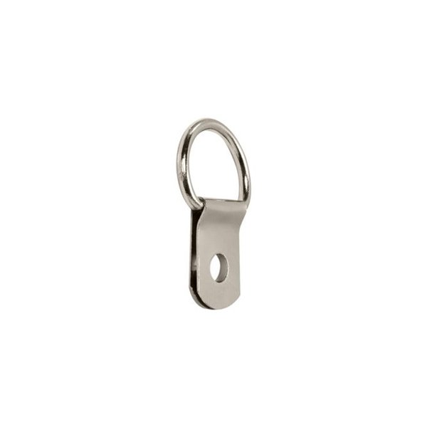 Attaches en D 1 trou en zinc 10mm 1 trou x10