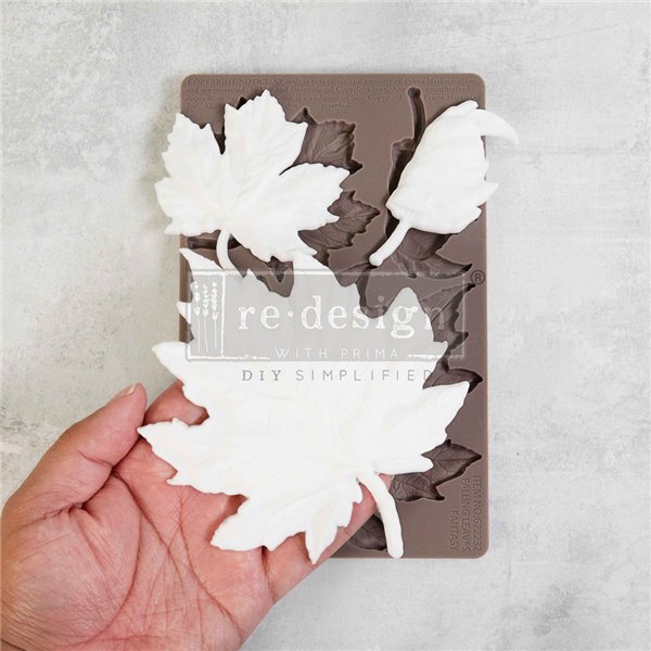 Moule ReDesign en silicone Falling Leaves Fantasy