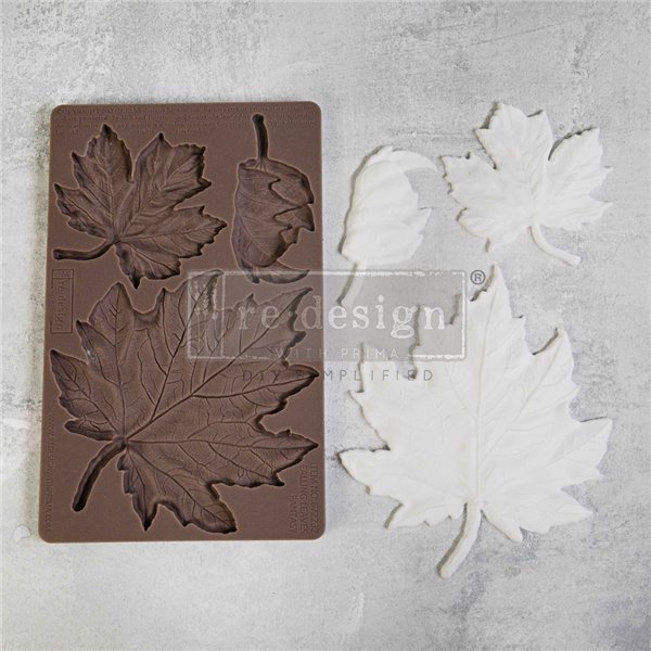 Moule ReDesign en silicone Falling Leaves Fantasy