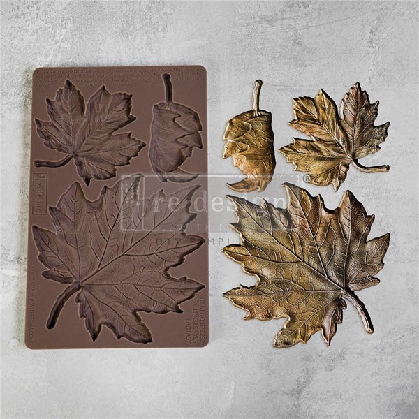Moule ReDesign en silicone Falling Leaves Fantasy