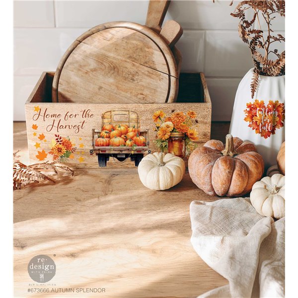 Transfert pelliculable mini Redesign Autumn Splendor 15x30cm