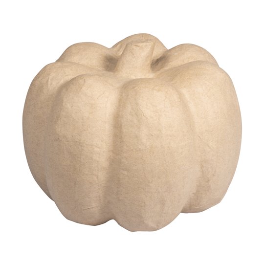 Citrouille à décorer en papier maché 15cm