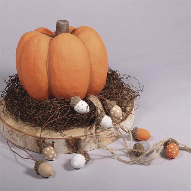 Lot 20 Citrouilles En Mousse Polystyrène - Déco Manuelle Et Bricolage - Surface Lisse Pour Peinture