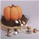 Citrouilles à décorer en polystyrène 1pce 7x6cm, 2pces, 5,5x4cm