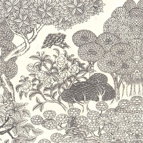 Papier népalais lokta LamaLi Kongpo naturel motifs gris