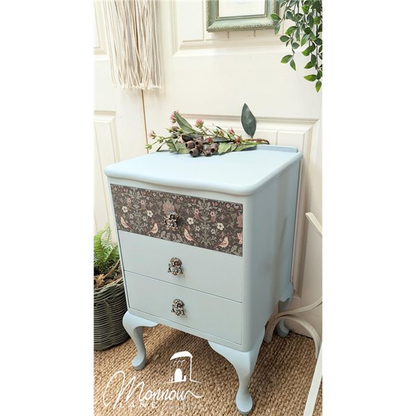 Papier de riz Dixie Belle grand format Art Deco Bird Pattern 59x84cm