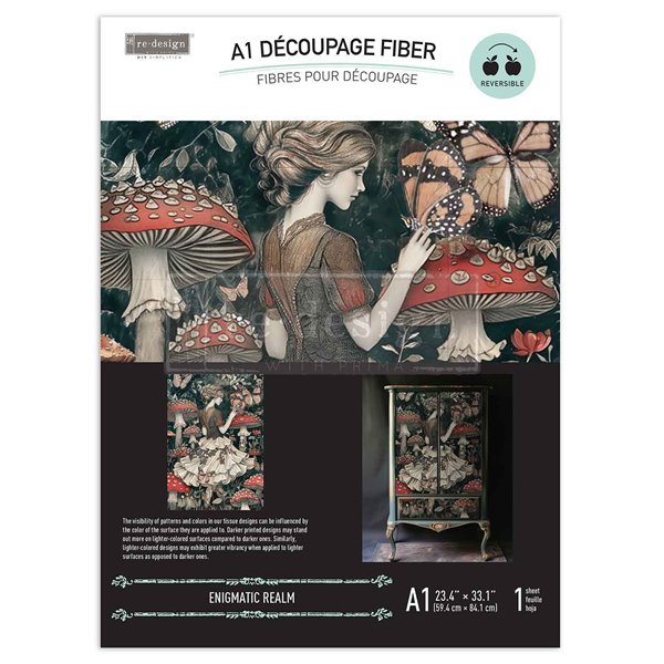 Papier fibre pour découpage Redesign A1 Enigmatic Realm