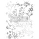 Transfert Foil Gold Kacha Redesign Silver Bird 45x60cm
