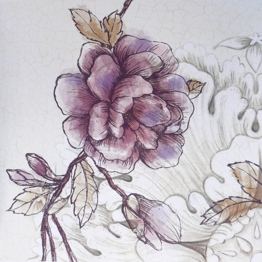 Carte d'art rosette bloom Devon Ross Carte d'art rosette bloom Devon Ross