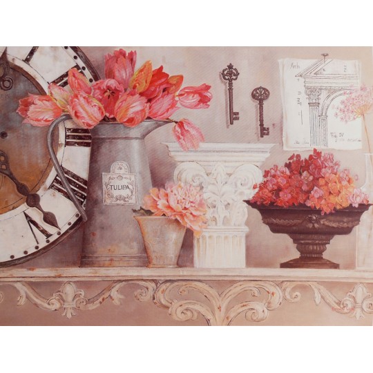 Carte d'art maison shabby chic fleurs time for blooms Kathryn White Carte d'art maison shabby chic fleurs time for blooms Kathryn White