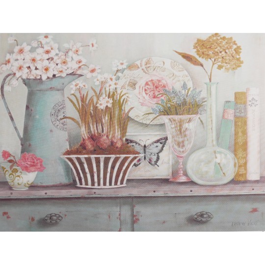 Carte d'art maison shabby chic fleurs vintage collectables Carte d'art maison shabby chic fleurs vintage collectables