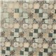 Papier italien motifs imprimés Tuiles Bleues 50x70cm 