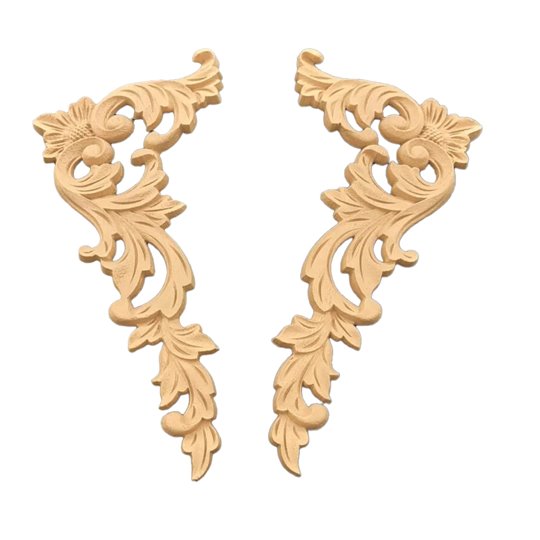 Moulure décorative Lot de 2 coins droite & gauche 11x21cm