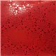 Papier indien fait main motifs sapin étoiles dorées sur fond rouge 50x70cm
