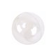 Boules de Noël plastique x5 cristal filmées 6cm