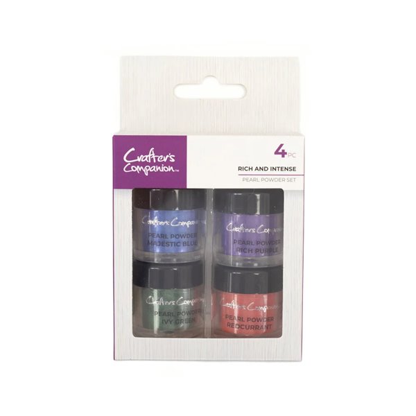 Paillettes Crafter's Companion Pearl Powder Rich and Intense (4pcs) 