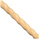 Moulure décorative bande godron Bois tresse Sculpté 58x2,2x1cm