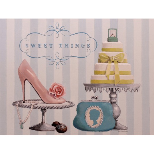 Carte d'art chaussure confection de douceur Carte d'art chaussure confection de douceur