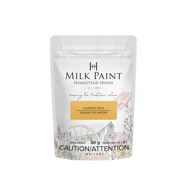 Peinture au lait Homestead jaune Graine de Jardin 50g
