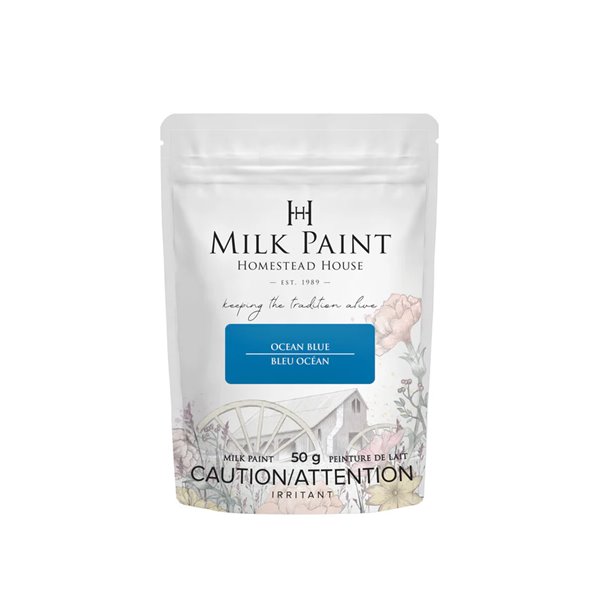 Peinture au lait Homestead Bleu Océan 50g