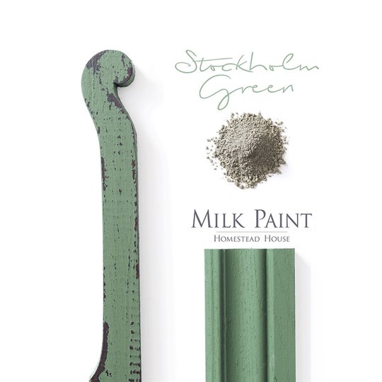 Peinture au lait Homestead vert Stockholm 50g