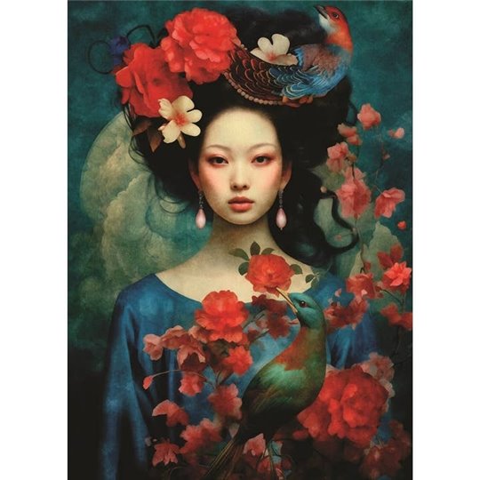 Papier de riz découpé japonais 45x30cm