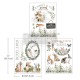 Transfert pelliculable Redesign Blossom Bunnies 20x28cm