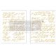 Transfert Foil Gold Kacha Redesign Shimmering Script 20x28cm