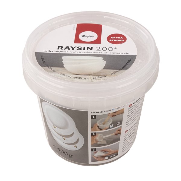 Résine Raysin 200 blanc poudre pour moules silicone 400g