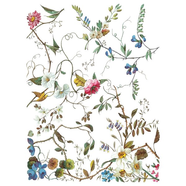 Transfert pelliculable IOD Lost Garden 8fe 40x30cm