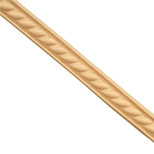 Moulure décorative en longueur flexible godron sculpté 215x1,7cm