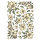 Papier de riz Stamperia White Flowers A4