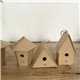 Nichoir à oiseaux en carton x6