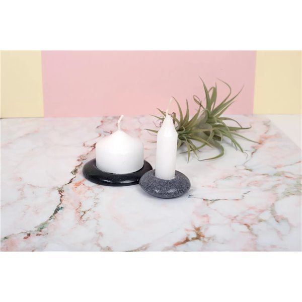 Bougie blanche cylindrique à décorer 5x9cm durée 24h