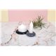 Bougie blanche cylindrique à décorer 5x9cm durée 24h